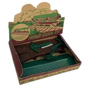 Plasticville USA Bachman Miniature Railroad Gauge HO Freight Station Kit LM-3